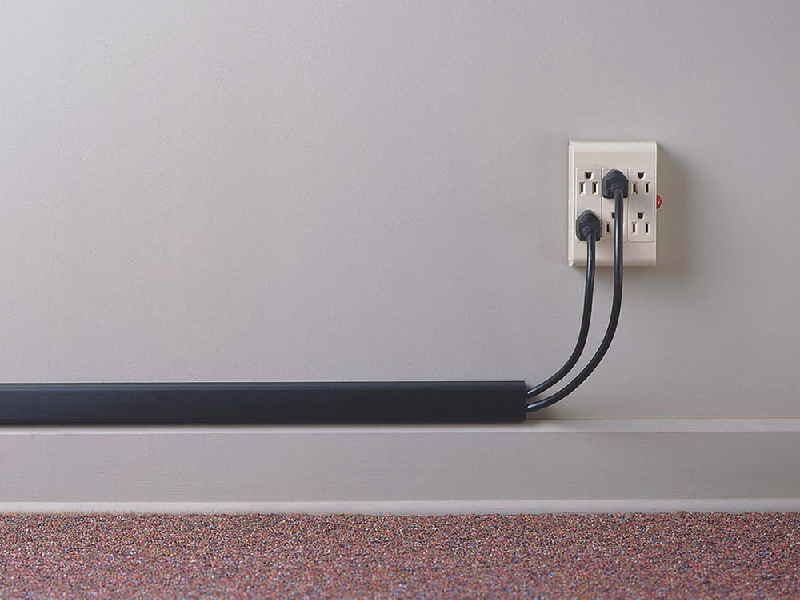 Black Latching Cable Raceway