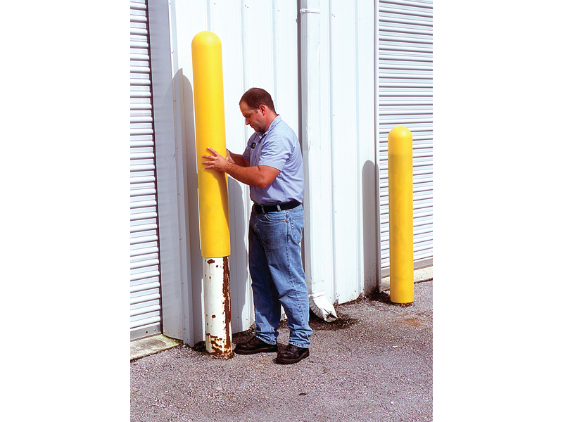 Ultratech® Yellow Bollard Post Cover Bumper Post Sleeve