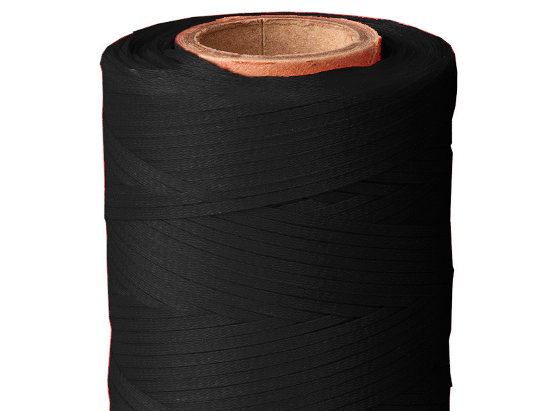 Braided Nylon Lacing Tape - Waxed, Rubber, or Plain
