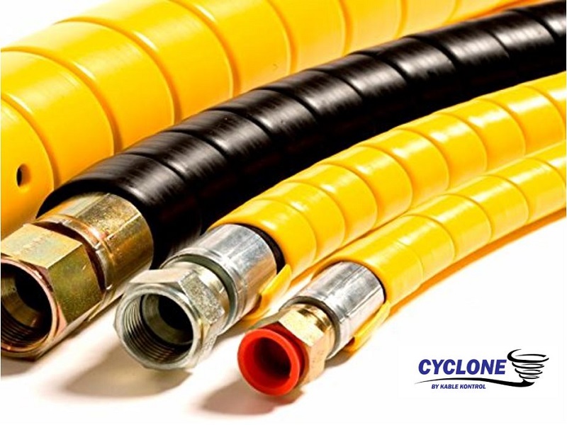 Cyclone® Hydraulic Hose Spiral Wrap Tubing Heavy Duty HDPE