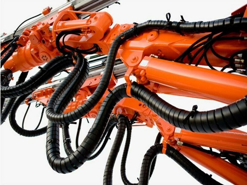 Cyclone® Hydraulic Hose Spiral Wrap Tubing Heavy Duty HDPE