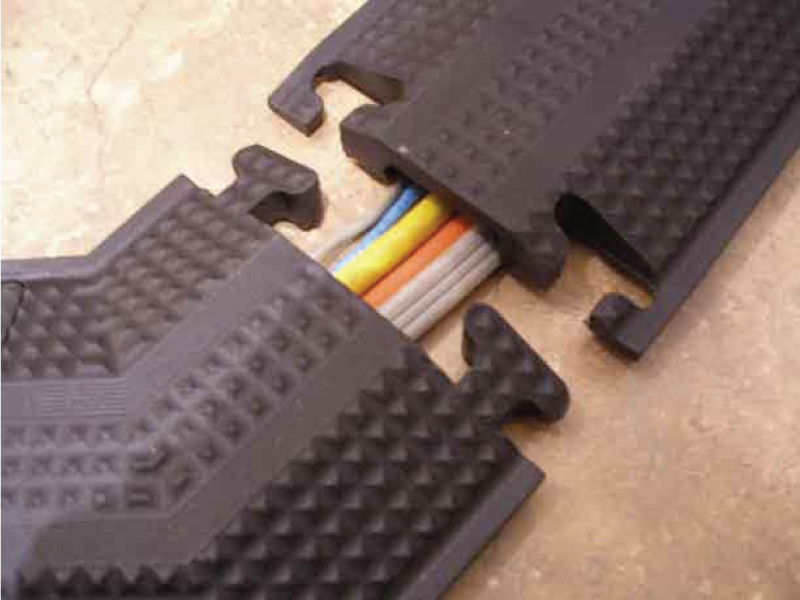 Kable Kontrol™ Rubber Drop Over Cable Protectors & Floor Cord Covers