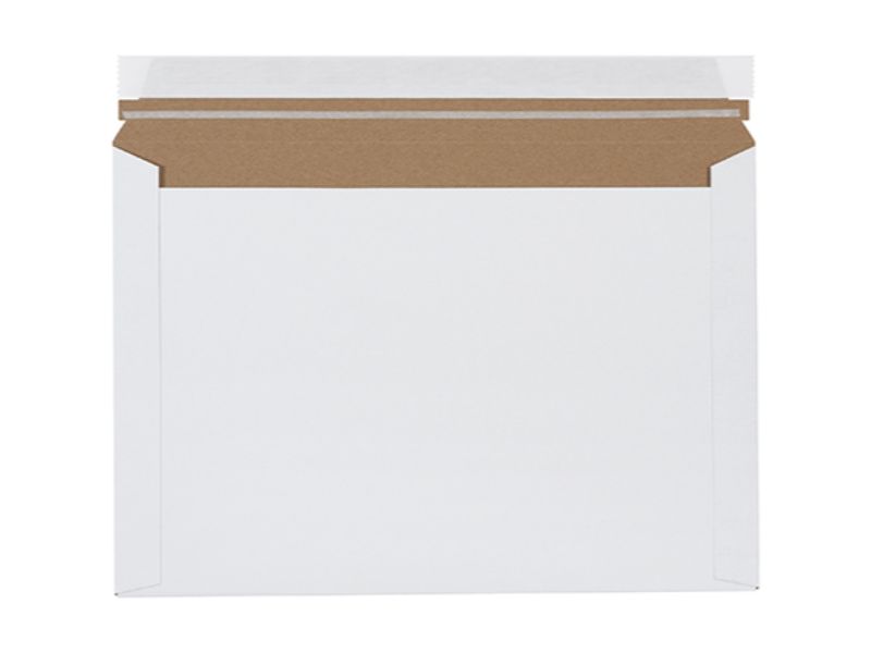 Stayflats® White Express Envelope Mailers 12 1/2 x 9 1/2"