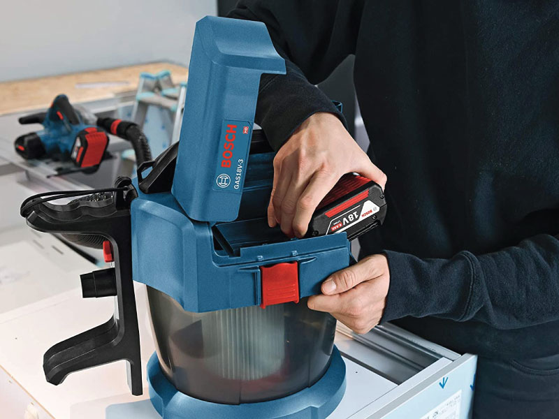 BOSCH® Wet/Dry Vacuum Cleaner with HEPA Filter 2.6Gallon 18 V