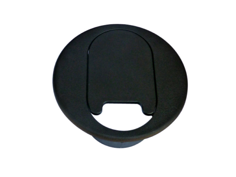 Round Plastic Desk Grommets Oval Bottom