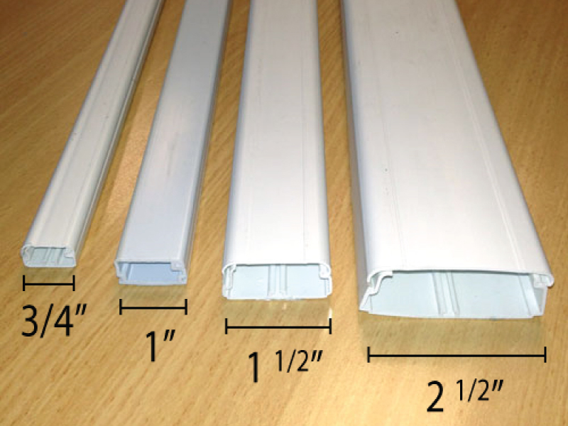 Kable Kontrol® Hinged Lid Cable Raceway Wall Cord Covers