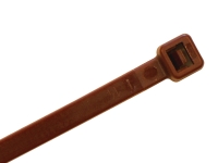 8 inch brown nylon zip ties 100 pack