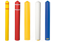 Bollard covers, assorted colors