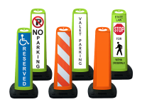 Various sheetted trailblazzer traffic panels