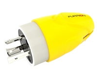 Furrion powersmart marine safety yellow furrion 30a male looking plug, f30mlp-sy