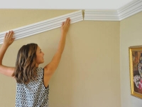 Foam crown molding demonstration image