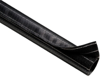 Black high abrasion resistant gator wrap heavy duty sleeving