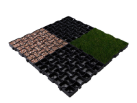 Geogrid driveway paver