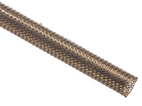 Mylar braided sleeving, gold color