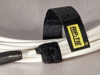 Rip-Tie Velcro heavy duty cable wrap, black color