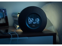 Black JBL horizon hotel alaram clock charging usb, ta-horizon-bk