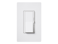 White 1-DIVA 3-speed quiet lutron fan control, single pole or 3-way fan control, 1.5Al, G	