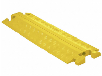 Yellow 1 channel linebacker open top cable cover 