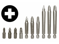 Phillips screwdriver bit set various sizes