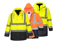 Parka femme Portwest LW74 Haute visibilité imperméable Jaune fluo