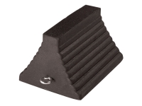 Road block wheel chock, black