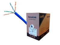 Blue SecurLink cat6 cable, 1000 foot spool