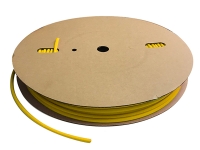 Roll of 2:1 Polyolefin Heat Shrink Tubing, Yellow