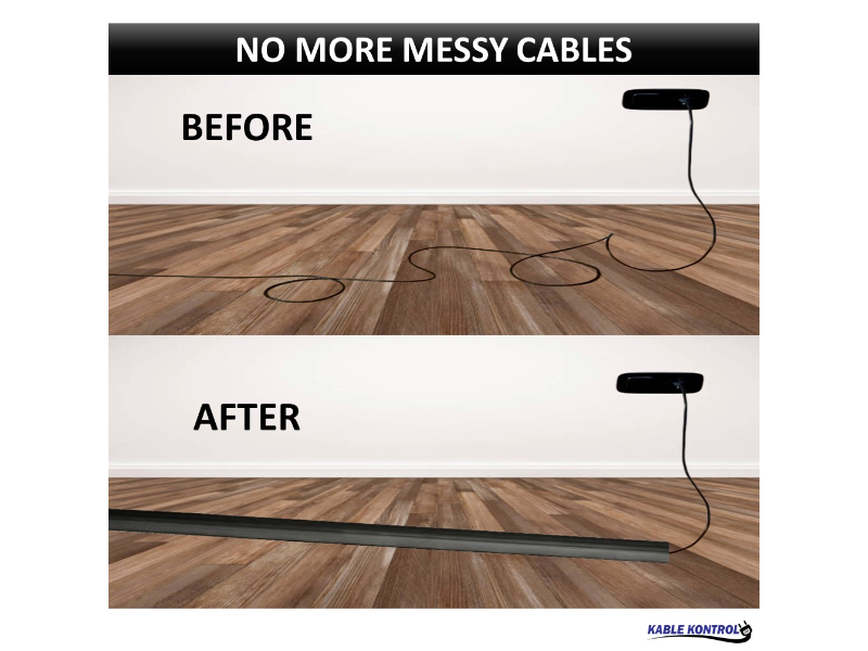 Floor Cord Cover Kit Image to u