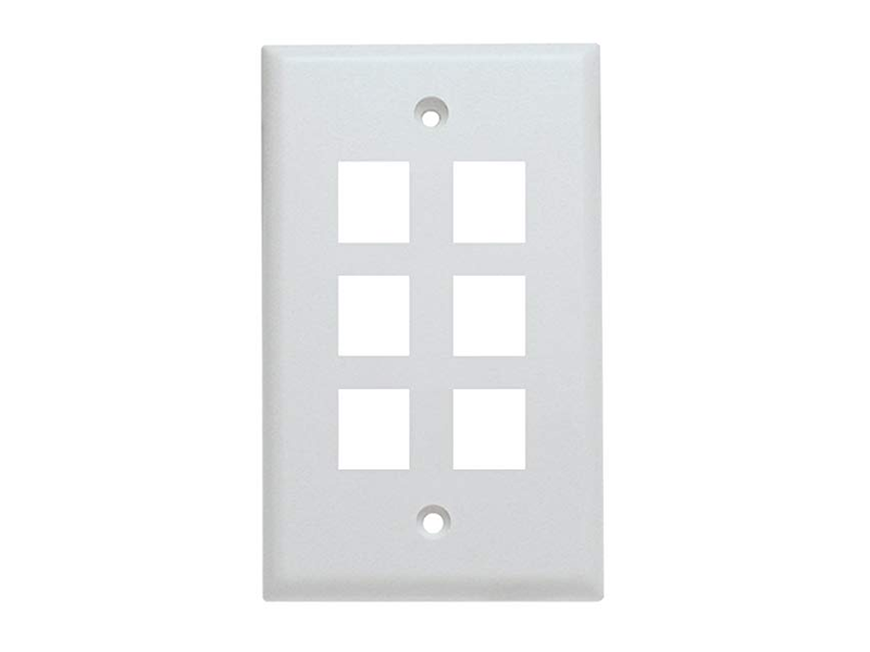 Network Wall Plates 16 Port Keystone Wall Plates