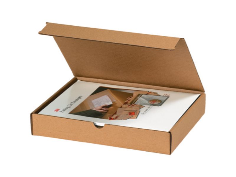 Pack Kontrol® Literature Mailer Boxes White Mailers Kraft Mailer Boxes