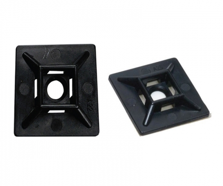 Nylon mounts for use with cable ties
