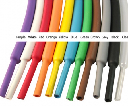 Multi colors of 2:1 Polyolefin Heat Shrink Tubing Multi colors of 2:1 Polyolefin Heat Shrink Tubing