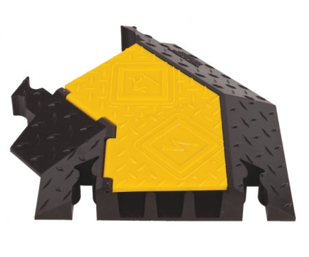 Left turn forYellow Jacket CP-3-225 3-channel cable protector Left turn forYellow Jacket CP-3-225 3-channel cable protector