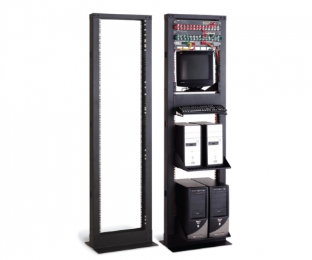 Kendall Howard 41U 2-post cable cover rack  Kendall Howard 41U 2-post cable cover rack