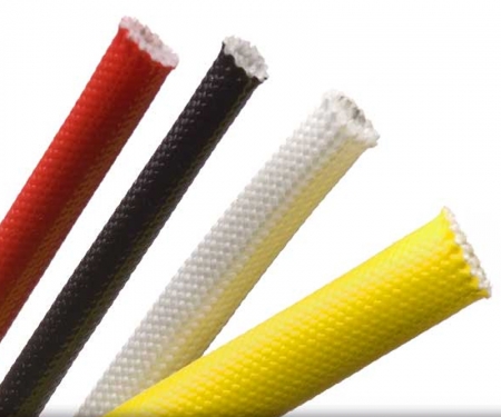 1.0" x 100 ft Red Hilec 710C Acrylic Saturated Fiberglass Sleeving 1.0" x 100 ft Red Hilec 710C Acrylic Saturated Fiberglass Sleeving