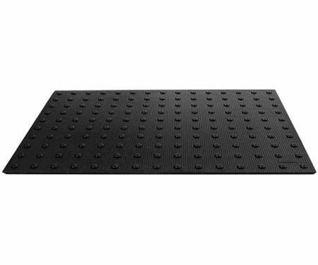 5' by 2' black ada detectable warning pavers urethane spill containment