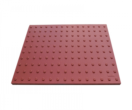 2'  by 2' red detectable warning paver spill containment 