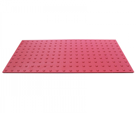 5' by 2' safety red ada detectable warning pavers urethane spill containment