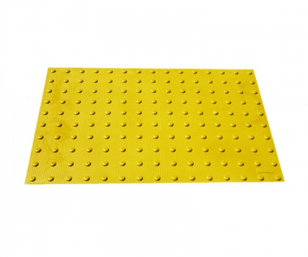 3' by 2' yellow ada detectable warning pavers urethane spill containment