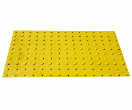 4' by 2' yellow ada detectable warning pavers urethane spill containment