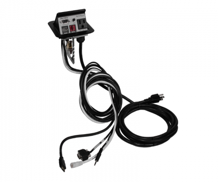 Altinex TNP125 Power & Data Grommet in use