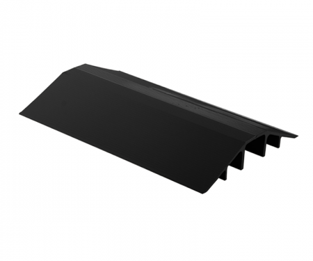 Black aluminum cable hose protector with 36