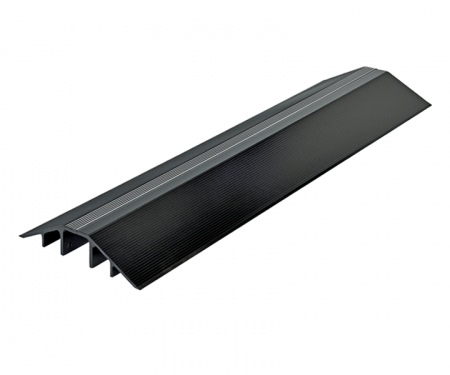 Black aluminum cable hose protector with 60