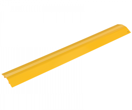 Yellow aluminum cable hose protector with 48