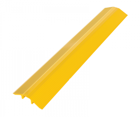 Yellow aluminum cable hose protector with 48