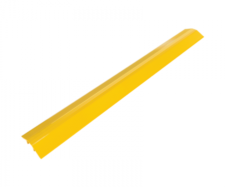 Yellow aluminum cable hose protector with 72