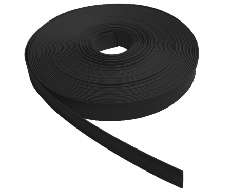 Black roll of 2:1 Polyolefin Heat Shrink Tubing Black roll of 2:1 Polyolefin Heat Shrink Tubing