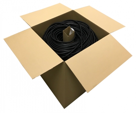 Bulk box of black wire loom Bulk box of black wire loom