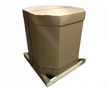 Gaylord of corrugated wire loom Gaylord of corrugated wire loom