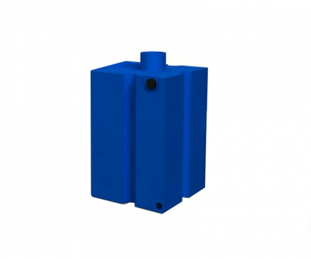 #2302-30 Modular security block barricade, blue